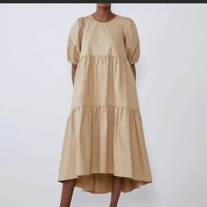 Zara poplin dress